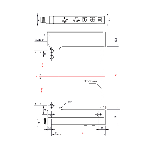 KLM06-0806NP Slot Sensor egr