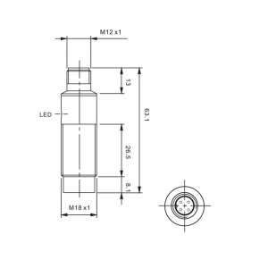 Cảm biến TPN18-12NR-E2 và TPN18-12PR-E2